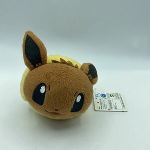 Pokemon Eevee kororin laying 3" small plush toy figure stuffed NEW